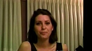 Wow! Amateur Babe Rides Ed Powers Cock Hard in Retro Porno