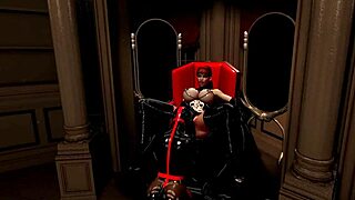 Femdom rides in VR game 😈