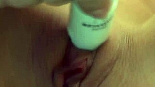 Cute Hungarian Teen Plays with Speculum and Vibrator in Close-Up Action