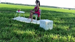 Backstage fucking with skinny Russian amateurs is wild! 🔥