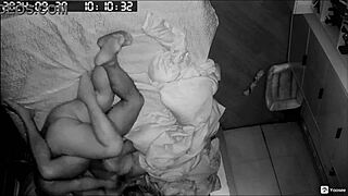 Caught Morning Bareback Spy Cam!