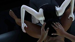 I can't resist teasing this big cock with my 3D Asian mature milf curves