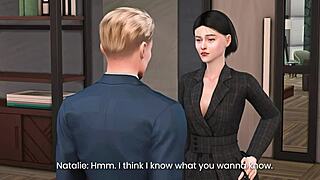 i'm natalie having a secret affair in this 3d hentai previeww