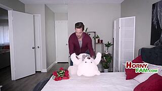 Stepdad Fucks in Doggystyle and Blowjob