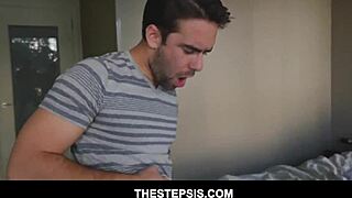 Sexy Blonde Teen Step Sister Tiffany Watson Tricked and Blindfolded, Fucked by Both Step Brothers POV