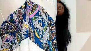 Colombian Bluee squirts on skirt and pisses in homemade young clip.