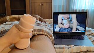 ASMR Cum Overload with Lube and New Toy