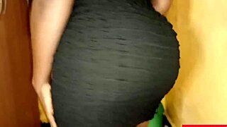 Big Ass Girl Strips And Teases Before Sitting On Face For Pussy Lick