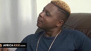 I joined an african threesome with two curvy women, enjoying cowgirl, bent over, and blowjob positions.