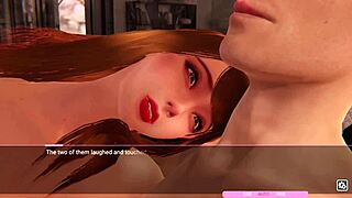 Romantic challenge in anime hentai game