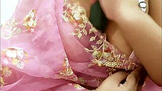 Latina Teen 18+ Models Traditional Saree Elegantly