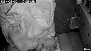 Caught Morning Bareback Spy Cam!