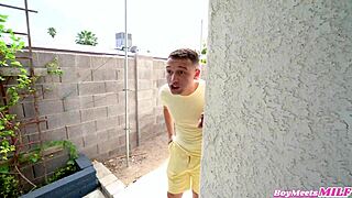 Caught busty milf Kailani Kai by the pool, got her soaking wet!