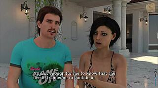 leap of faith 35 in cartoon anime hentai game style