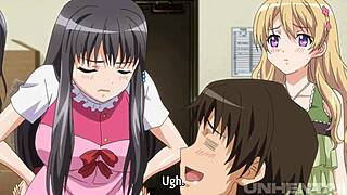 hey, ever seen petite cutie teens staring at a cock for the first time in hentai?