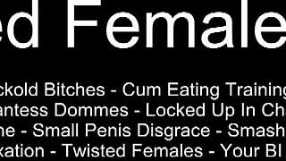 we take turns tormenting you in this bdsm session, switching roles as mistress and slave