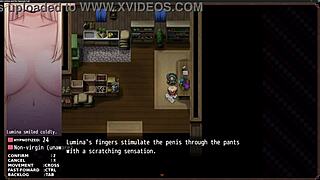 euro fetish performer engages in sucking scene