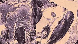 Vintage Erotic Drawings Of Naked Bodies