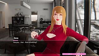 Romantic challenge in anime hentai game