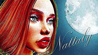 Alain Carnell and Nataly getting fucked hard in Nataly's bed, what a wild scene!