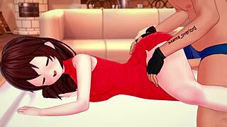 The pretty girlfriend fnf wants to have fun in her room all night.