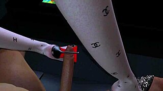 I can't resist teasing this big cock with my 3D Asian mature milf curves