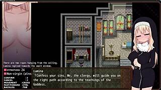 euro fetish performer engages in sucking scene