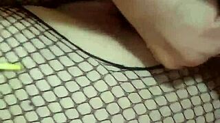 สาวบาม่าเด็ดสุดใส่ตาข่ายสนุกเย็ดมันส์