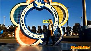 flashing skirts at olimpic park sochi 2014 with candid upskirt views