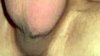 Close-up sex tape of friend's wife's wet pussy
