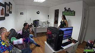 mia khalifa and yara morganna pose in brazilian capoeira photo essay with nego catra