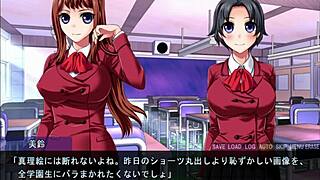 Ever seen Marie from Roshutsukyou Densetsu tease herself outdoors in wild hentai action?