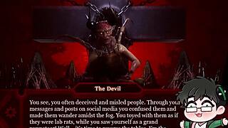 Intense Ecstasy Engulfs Gay Man And Devil In Hell