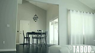 Aria lee deepthroats and swallows cum in model citizen