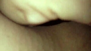 Retro blue film with licking and sucking