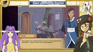 Avatar: The Last Airbender game with lesbian orgy action