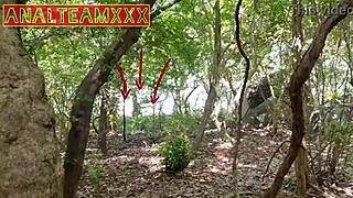 public sex on abandoned land, part 1, check the full vid on red! teen ass and cock action outdoors. 😜