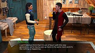 nursing back to pleasure involves big tits in this game scenario