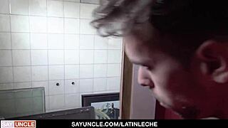 so this latina renovator thought she was just doing some work, but ended up sucking cock as an extra service in a group homemade scene