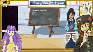 Avatar: The Last Airbender game with lesbian orgy action