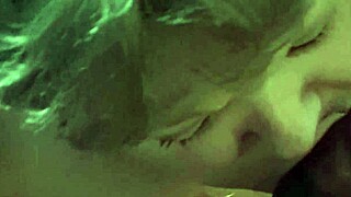 Amateur babe sucks huge black cock eagerly