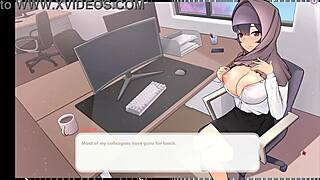 Tsundere Milf Boss Teases with Massive Tits in Hentai Game Ep 6