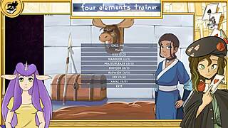 Avatar: The Last Airbender game with lesbian orgy action
