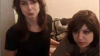 three shemale teens aged 19 and 22 exploring their bodies