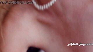 Getting lost in her ice blue eyes while stretching that pink slit 😍