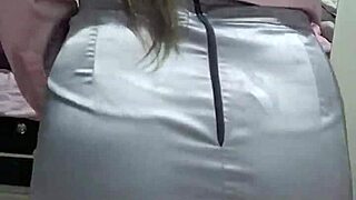 Skirtshouse satin silver skirt collection