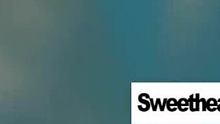 lesbian swimming team gets wild in the garden, fingering and licking hard!