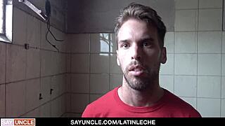 so this latina renovator thought she was just doing some work, but ended up sucking cock as an extra service in a group homemade scene