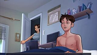 Intense Cowgirl Riding With Big Tits In Summertime Saga 212