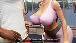 3D gym instructor, are you ready to pound my tight ass in this wild animation?